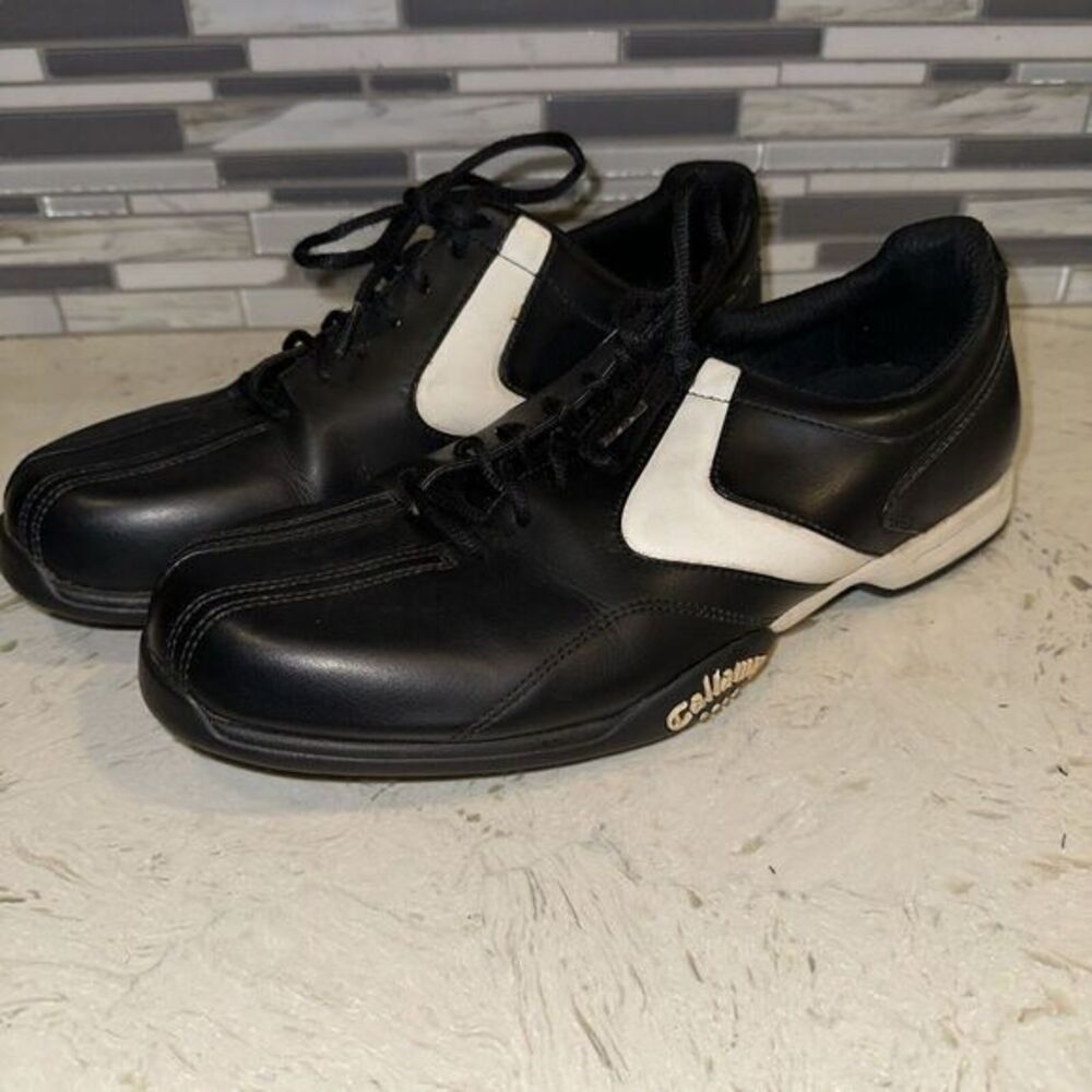 Callaway Golf Black Leather Comfort‎ Trac Shoes Size 12